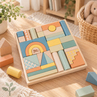 Jumini Retro Block Set with tray